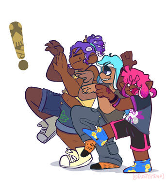 yotsuba pose! (finished sometime after art fight 2022)