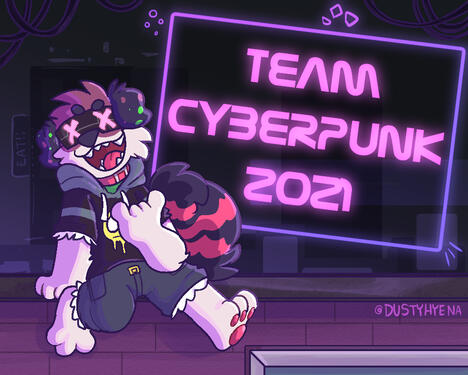 team cyberpunk promo piece! (finished a little before july 2021)