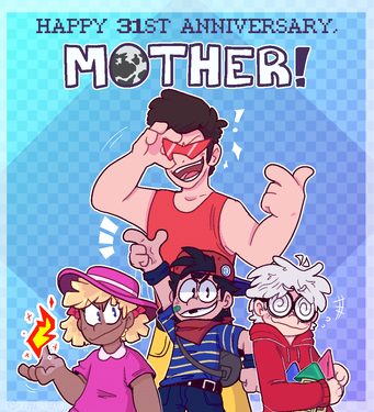 mother 1 anniversary piece! (finished 7/28/2020)